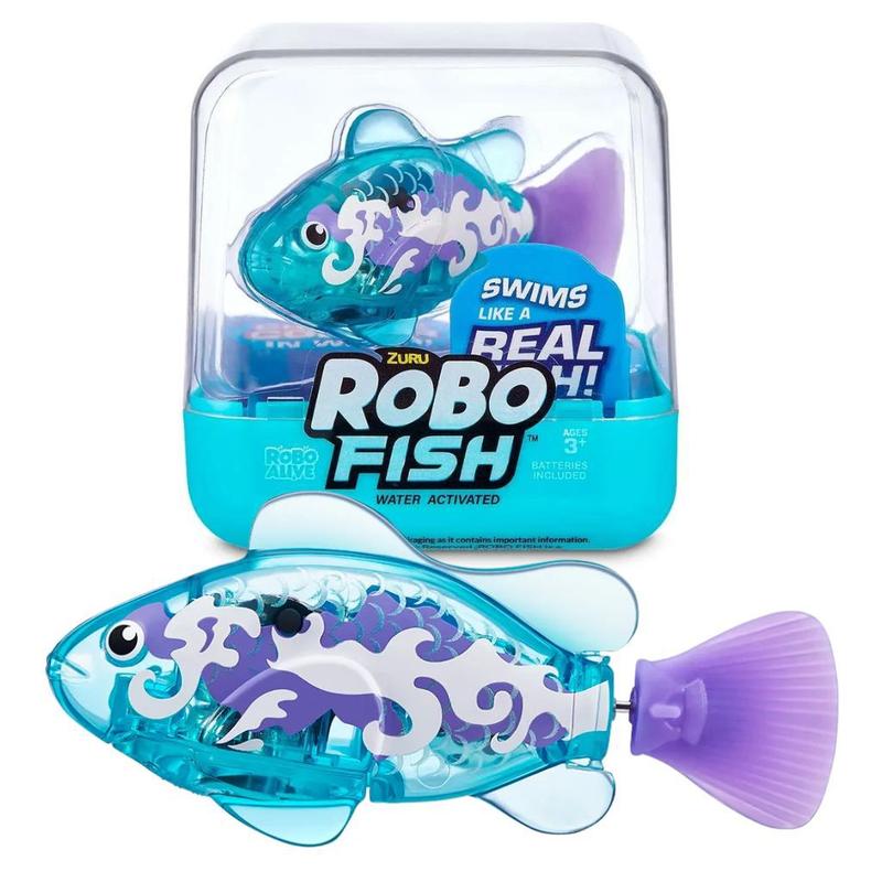 Robo Alive Zuru Robo Fish Azul Claro F0084 - Fun - Robô - Magazine